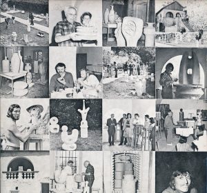 A siklósi kerámia szimpozion képes összeállítása, 1972