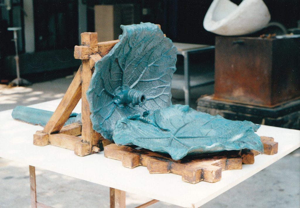 A mázas falikút égetés után, 2002
