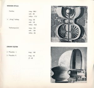 Kerámia Symposion, Siklós, 1972, katalógus, 9. lap