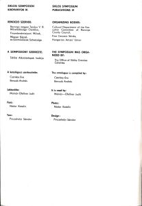 Kerámia a kertben I–II., Siklós, 1976–77, katalógus, 3. lap
